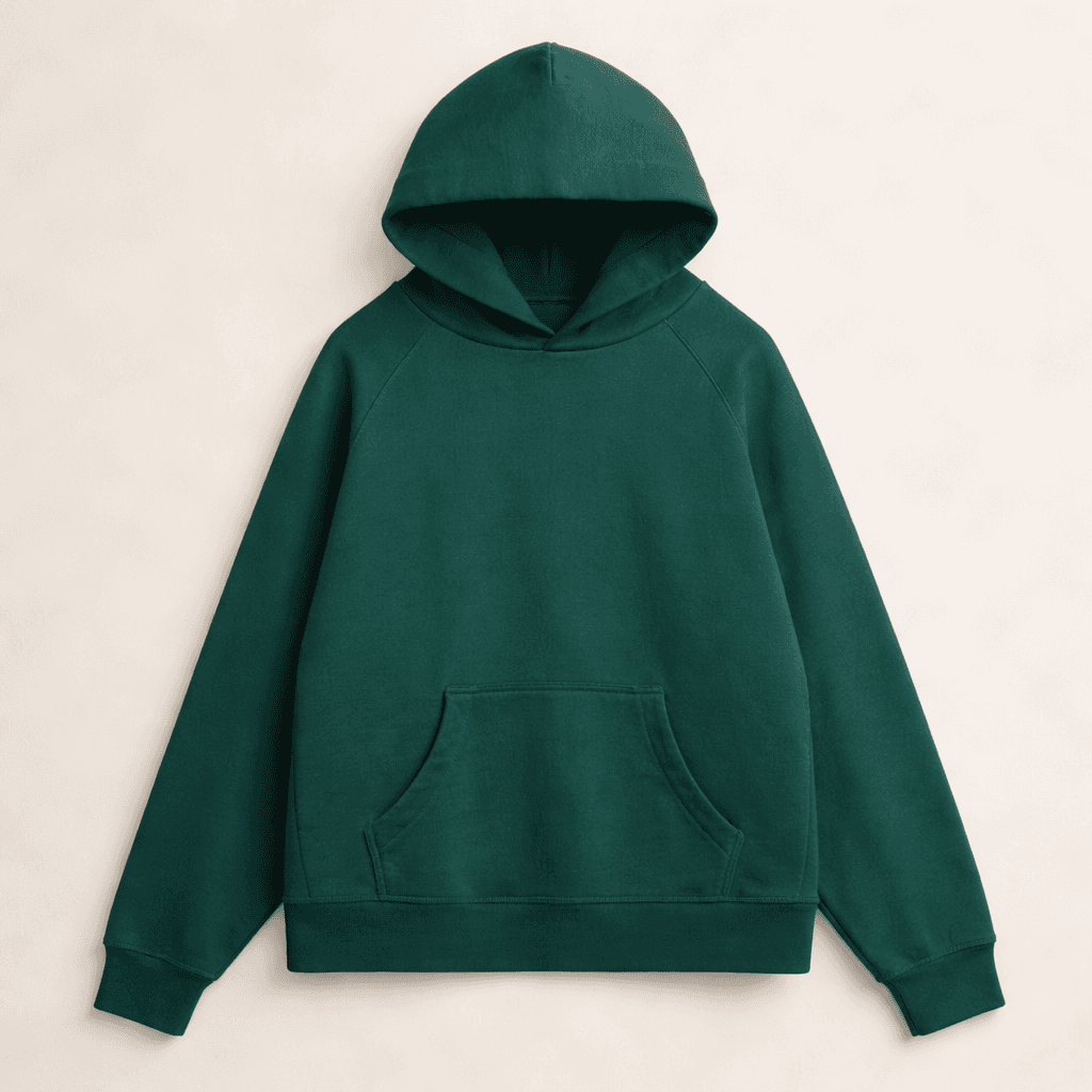 Ultra Heavyweight Organic French Terry Hood / Pine